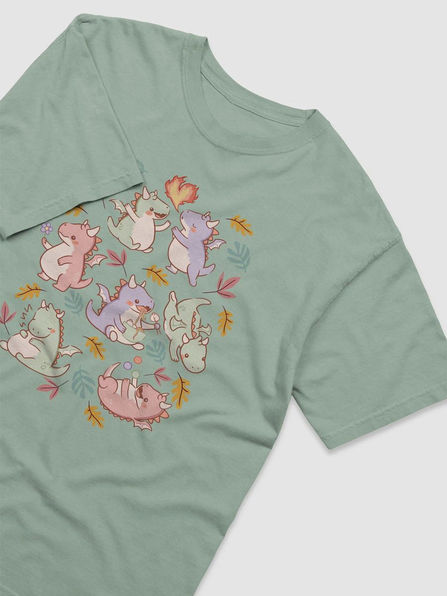Cottagecore-Style Shirt of Kawaii Dragons | Cottagecore, Goblincore, and Forestcore-Inspired Dragons T-Shirt product image (6)