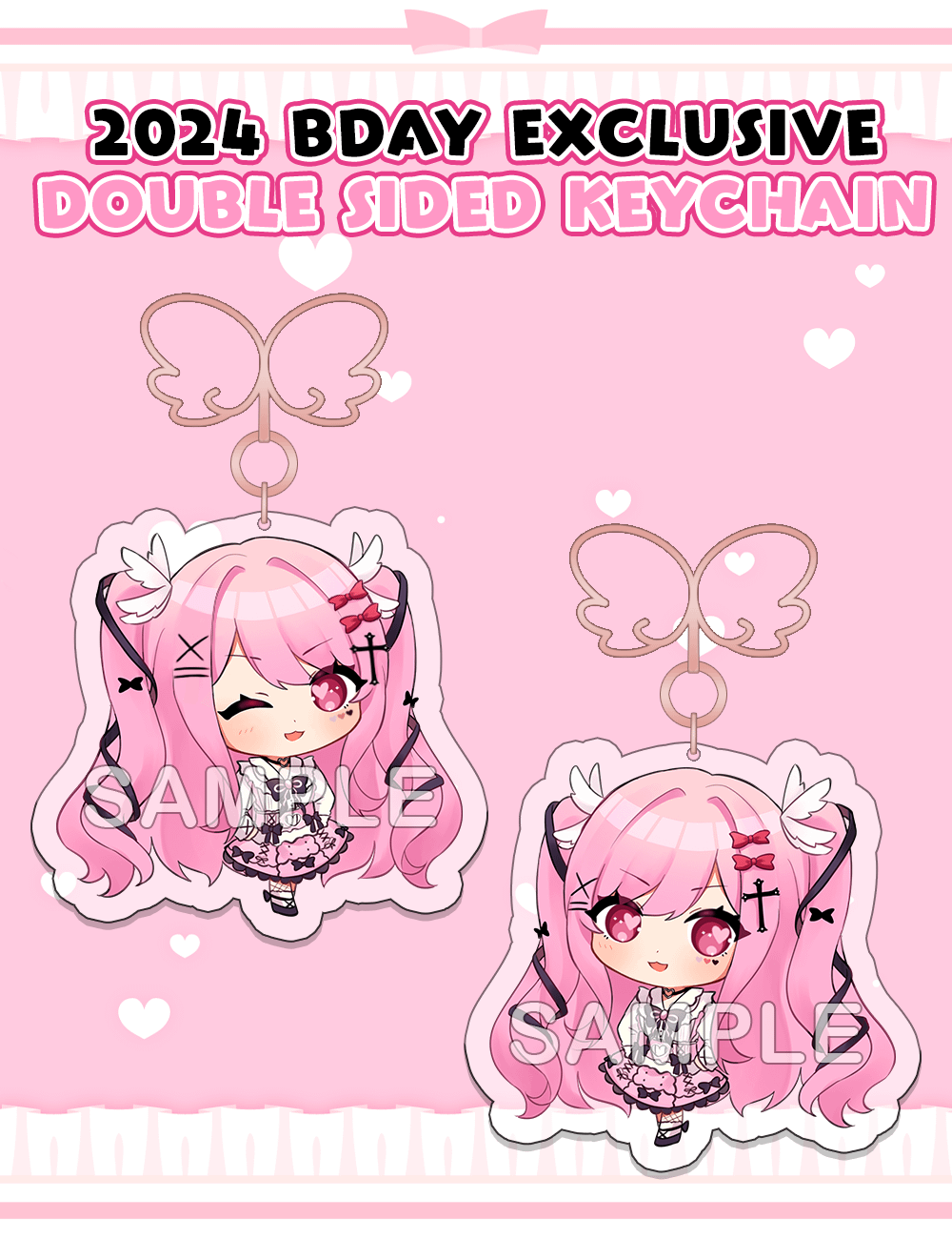 [B-GRADE] 2024 Exclusive Tenshi Birthday Keychain product image (3)