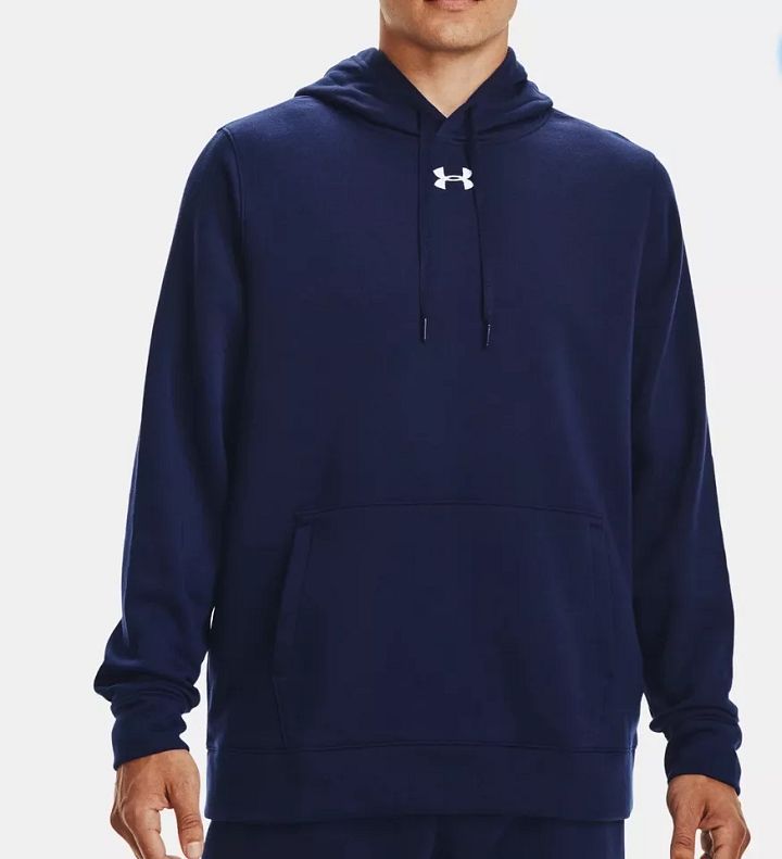 Under Armour Mens Hustle Fleece Hoodie Size XXL Navy Sealed Bag product image (2)