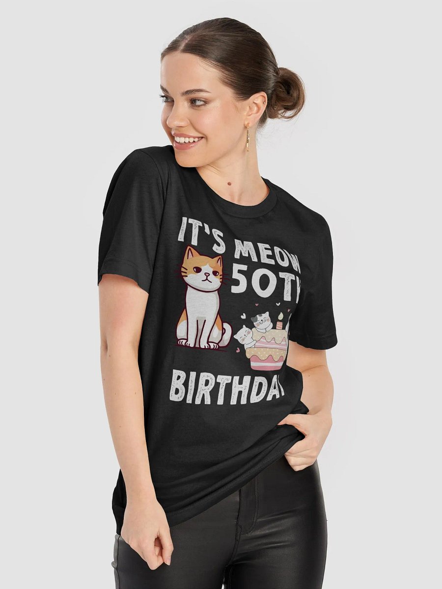 It's Meow 50 Year Old Birthday Cat Love B-Day Squad T-Shirt product image (8)