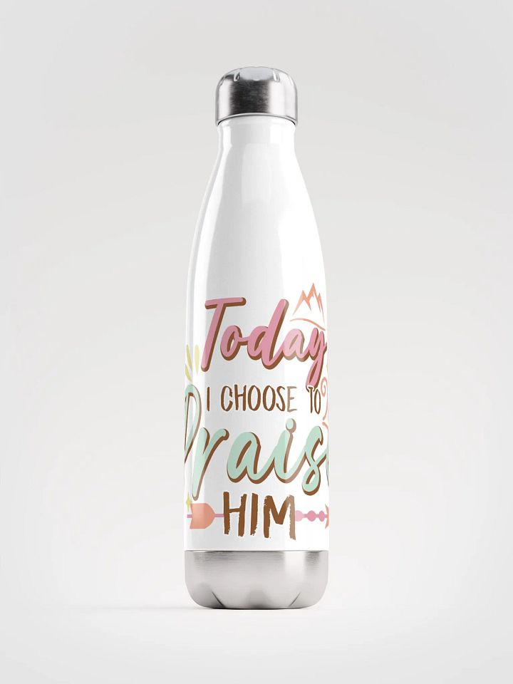Praise Him Stainless Steel Water Bottle product image (1)