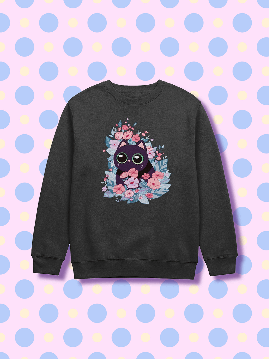 Floral Feline Dream Crewneck product image (1)
