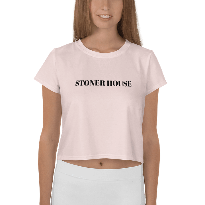 STONER HOUSE All-Over Print Crop Tee product image (1)
