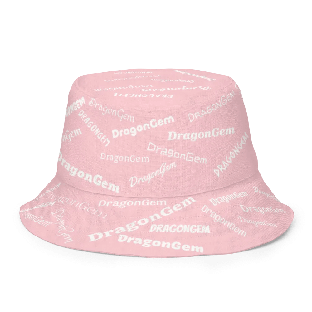 DragonGem Pink Reversible Bucket Hat product image (1)