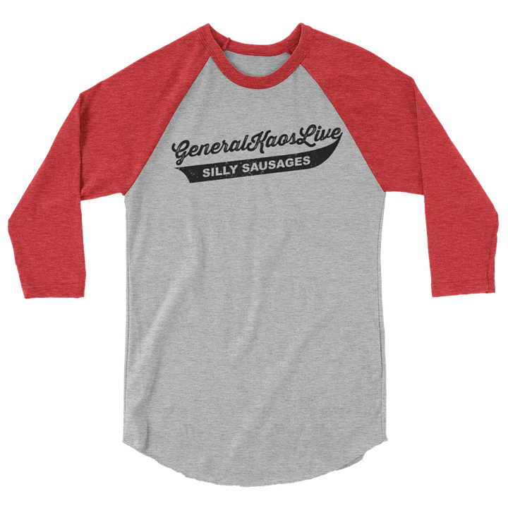 Team Silly Sausage - Baseball Team Tee (BLACK LOGO) product image (1)