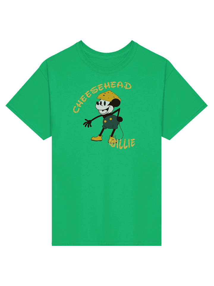 Cheesehead Willie Cartoon T-Shirt product image (2)