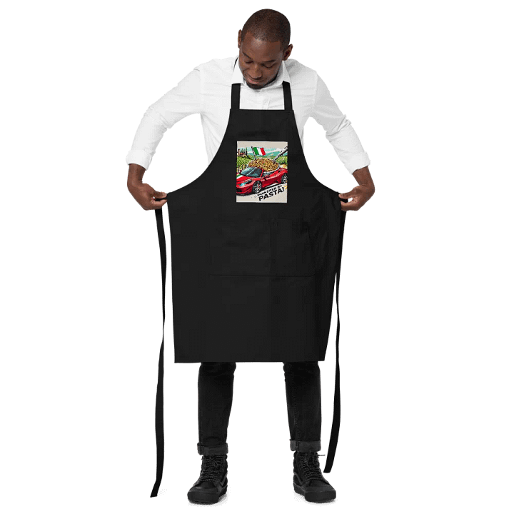 Pasta Powered Eco Apron - Italian Themed Merch product image (2)