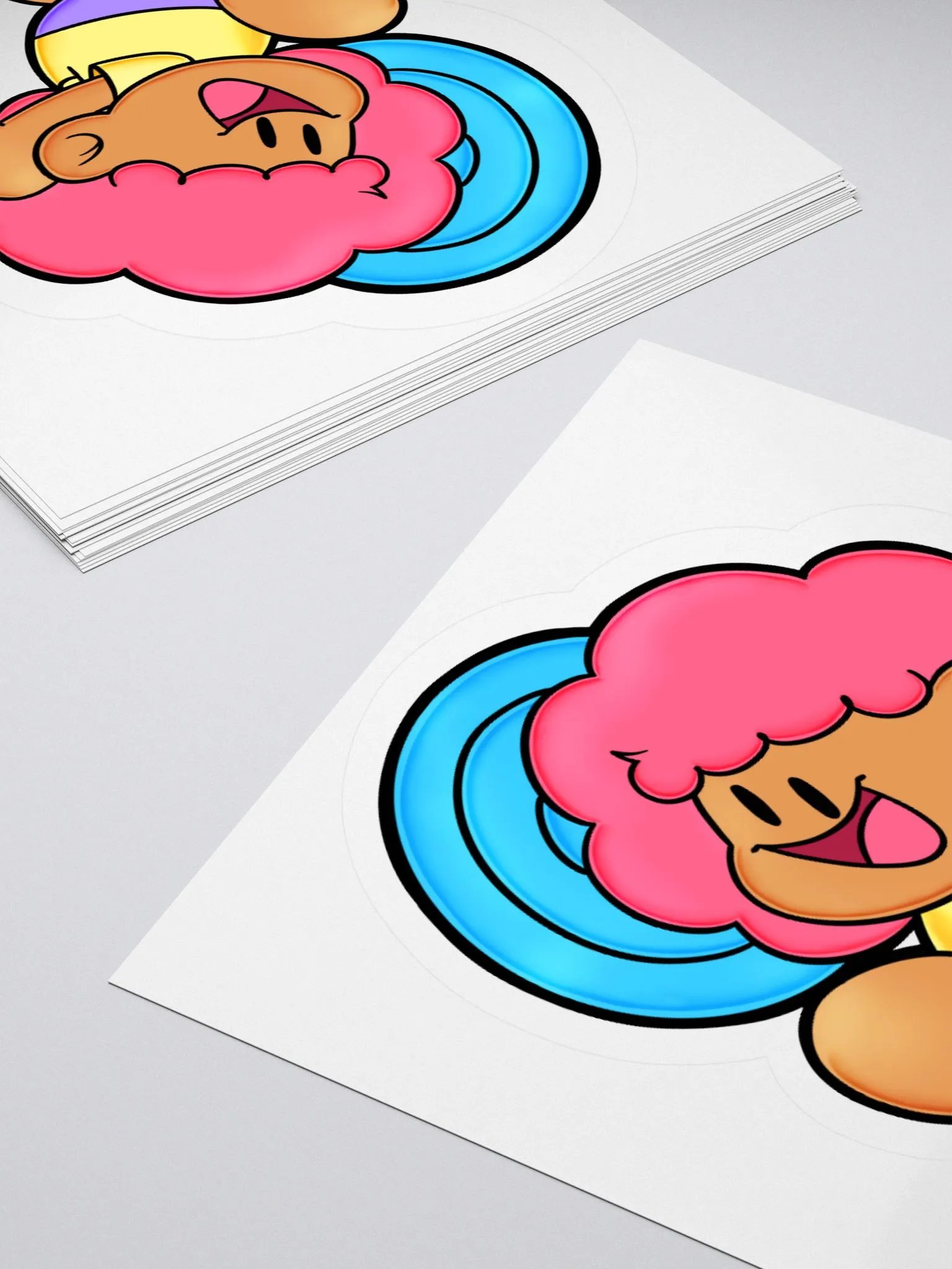 paper cheesy sticker!! product image (10)