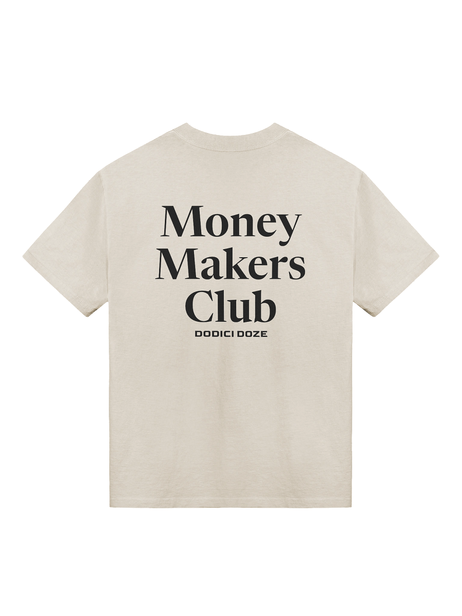 Money Makers Tee White Oversized product image (2)