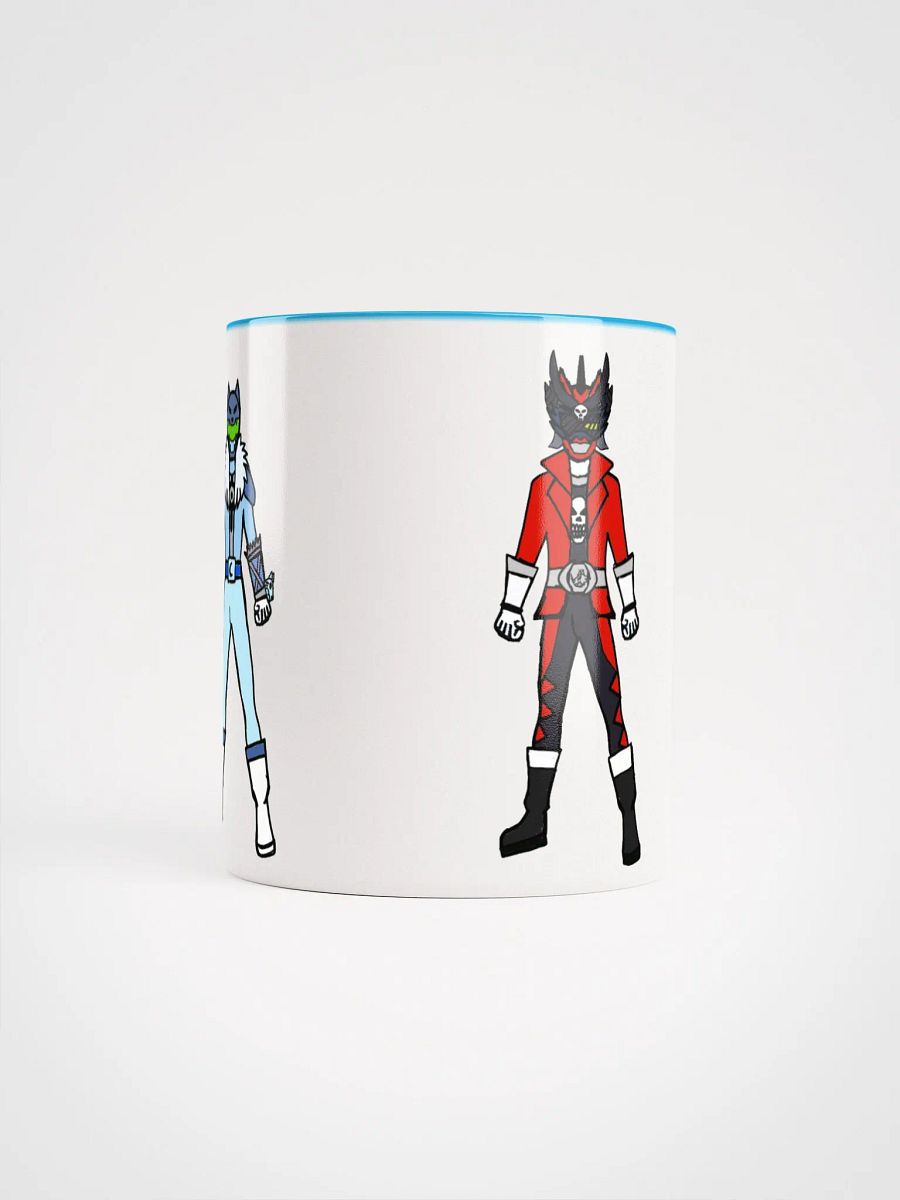 Blue & Rad Wolf Rangers - Ceramic Mug with Color Inside product image (10)