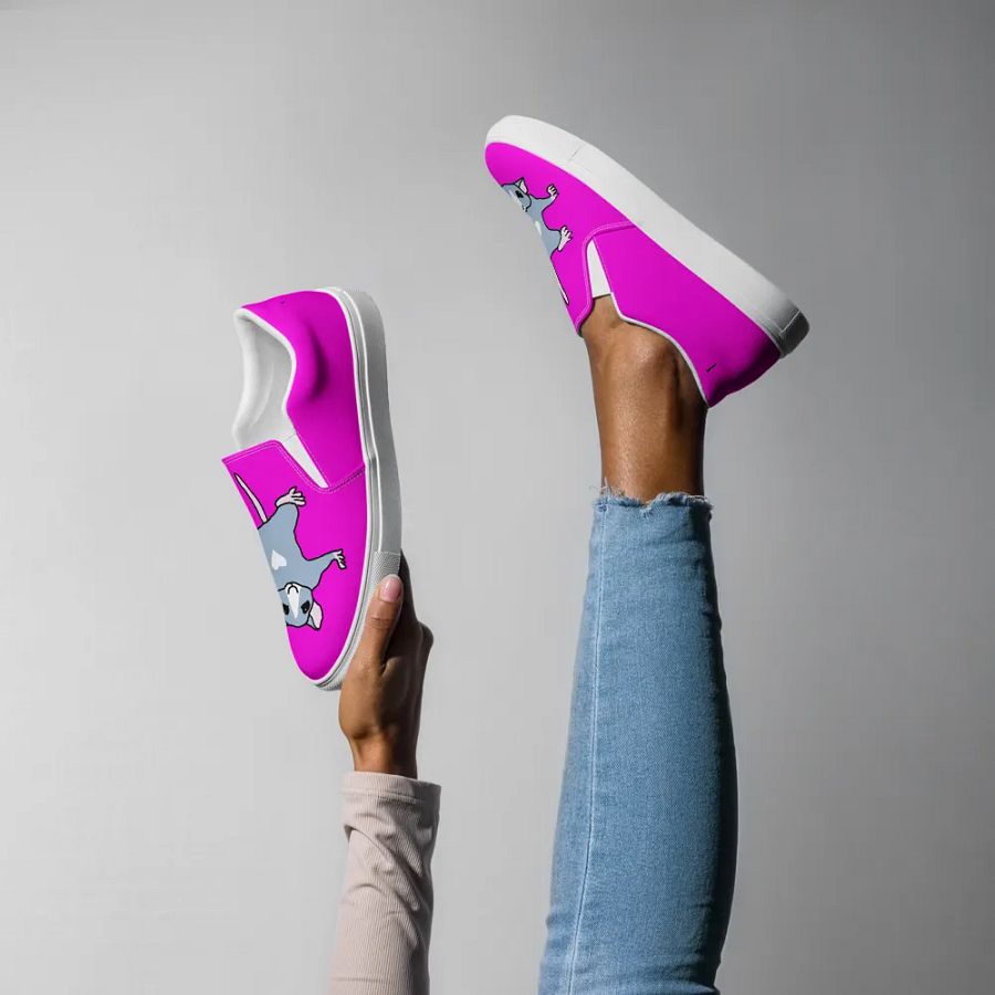 Splat rat PINK slip on canvas shoes (womens) product image (7)