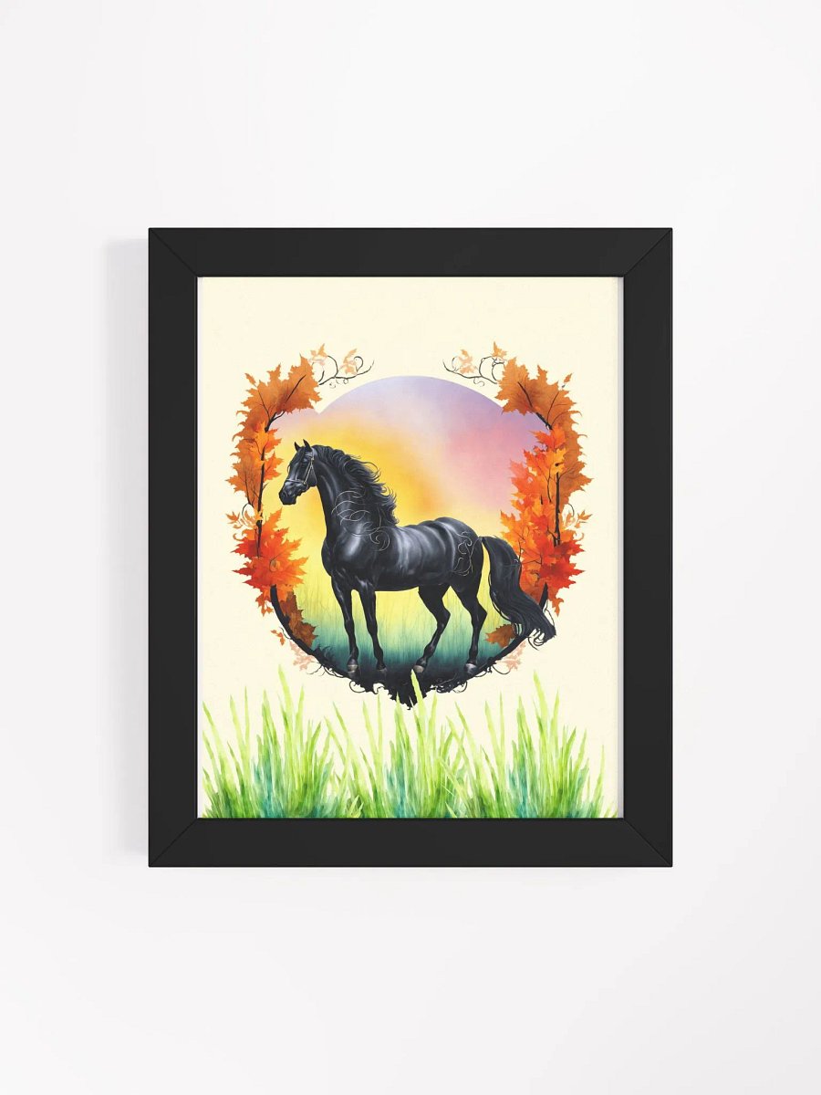 Sunrise Stallion with legendary Horse Framed Poster product image (16)