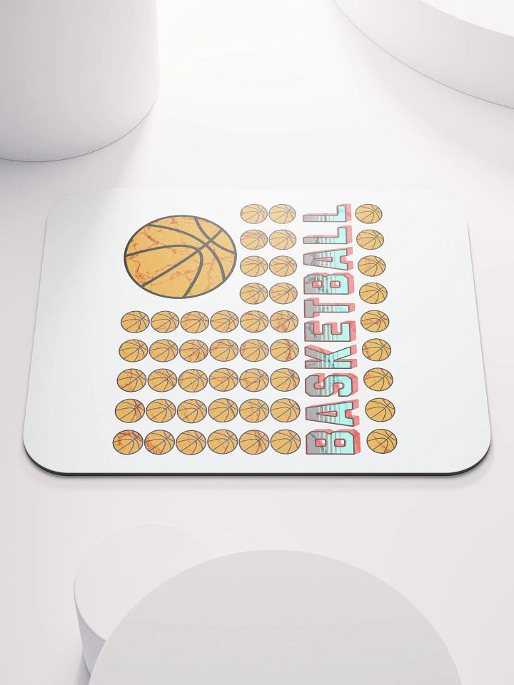 US Flag Basketball Hoops Galore Mouse Pad product image (1)