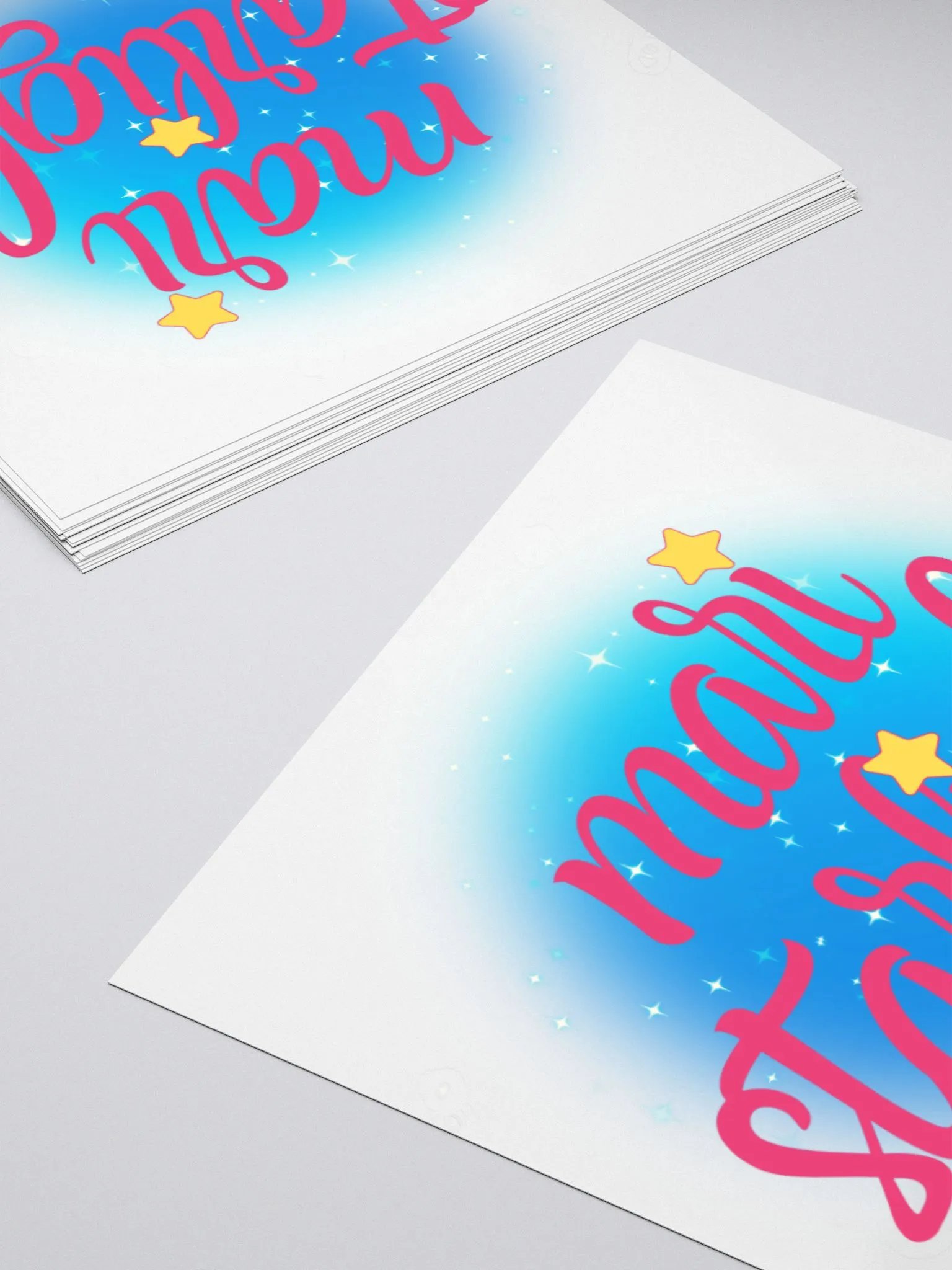 Logo Sticker w/sparkle background product image (12)