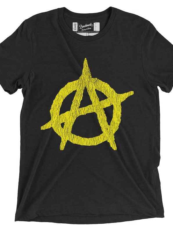 Classic Anarchy distressed Logo Tri-Blend T-Shirt or Hoodie product image (8)