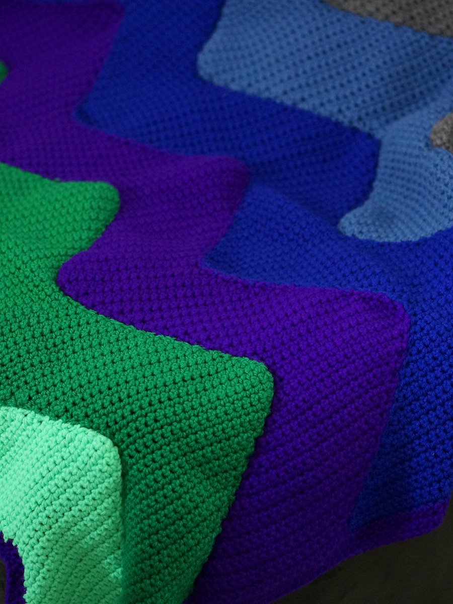 Waves blanket pdf pattern product image (4)