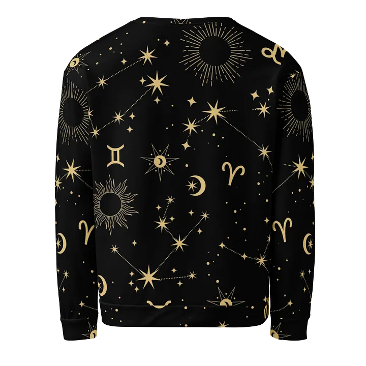 Celestial Zodiac All-Over Print Sweatshirt product image (2)