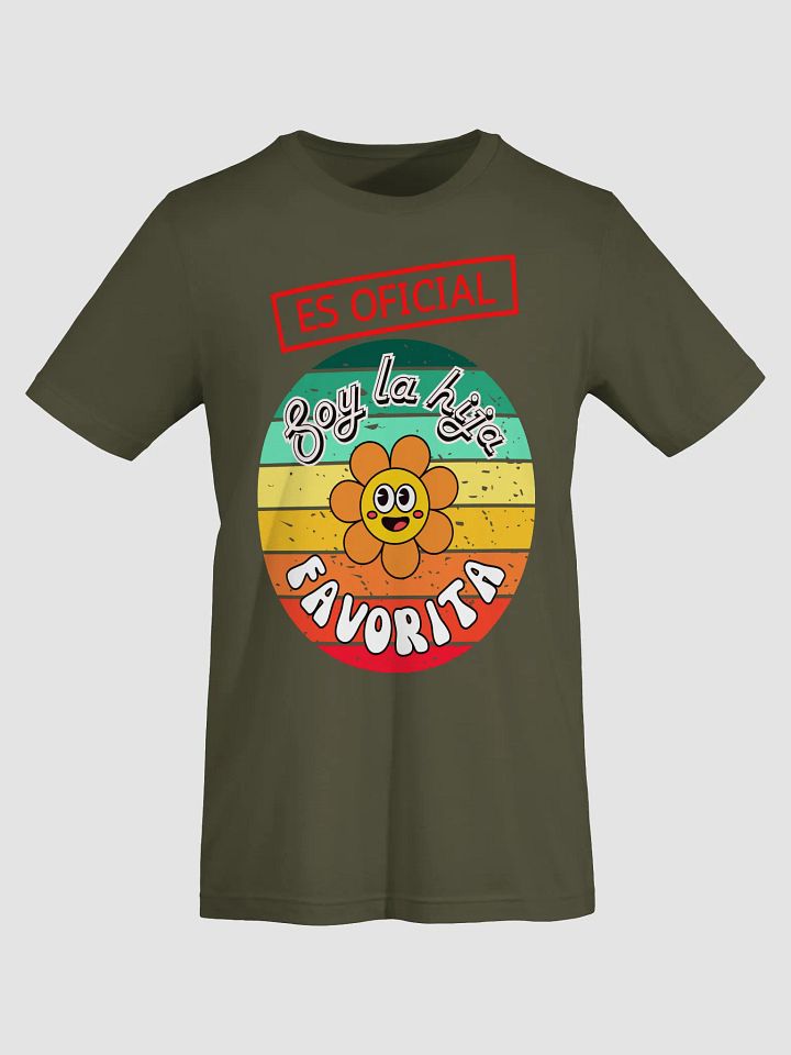 Retro Daughter t-shirt Es oficial soy la hija favorita product image (31)