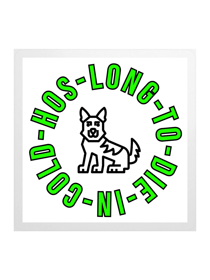 Hos Long Kiss Cut Sticker product image (1)