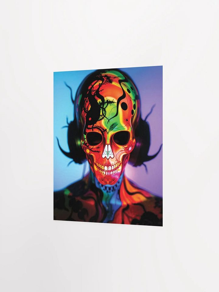 Neon Skull Poster product image (1)