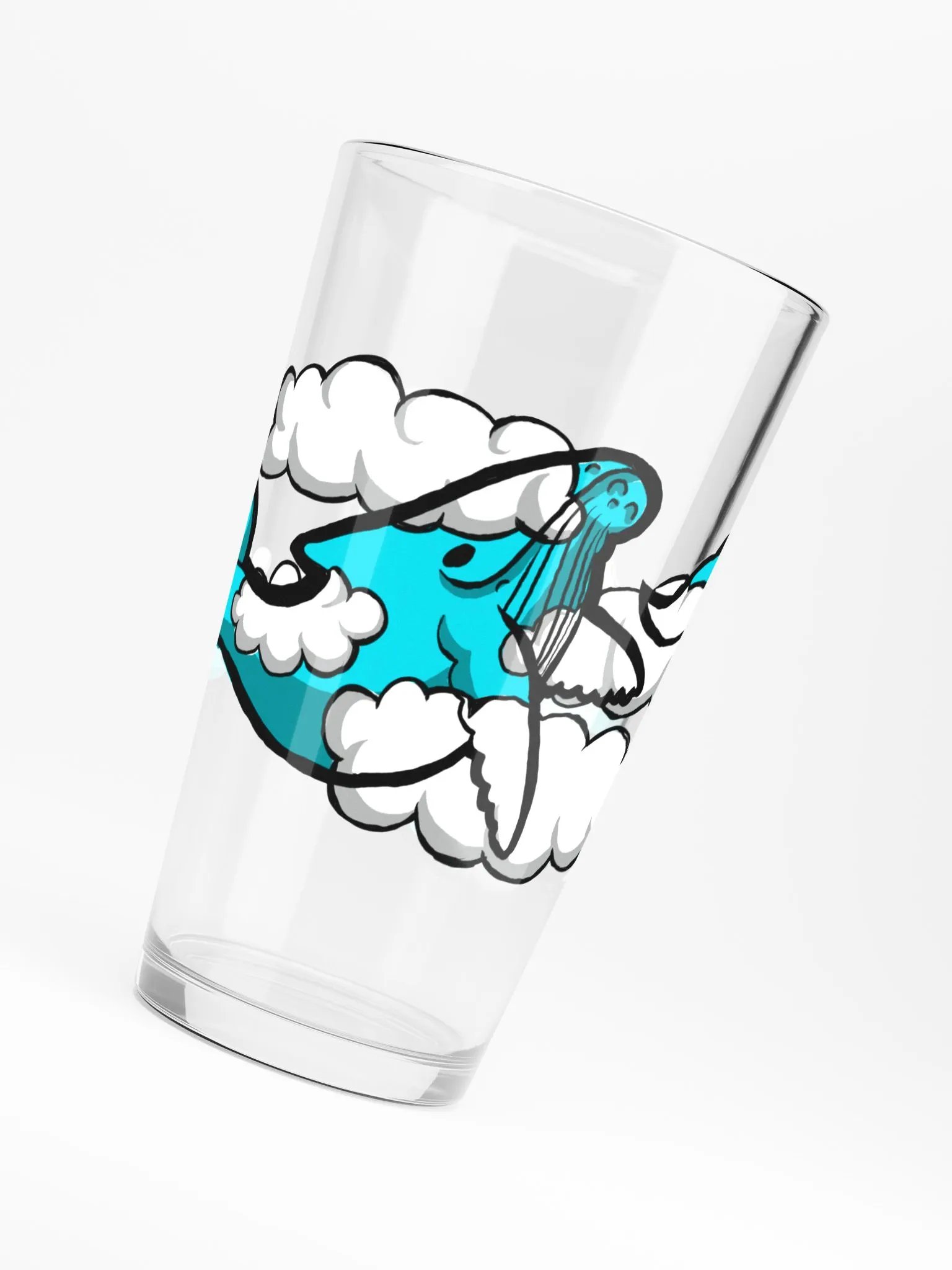 sky humpback whale pint glass product image (6)