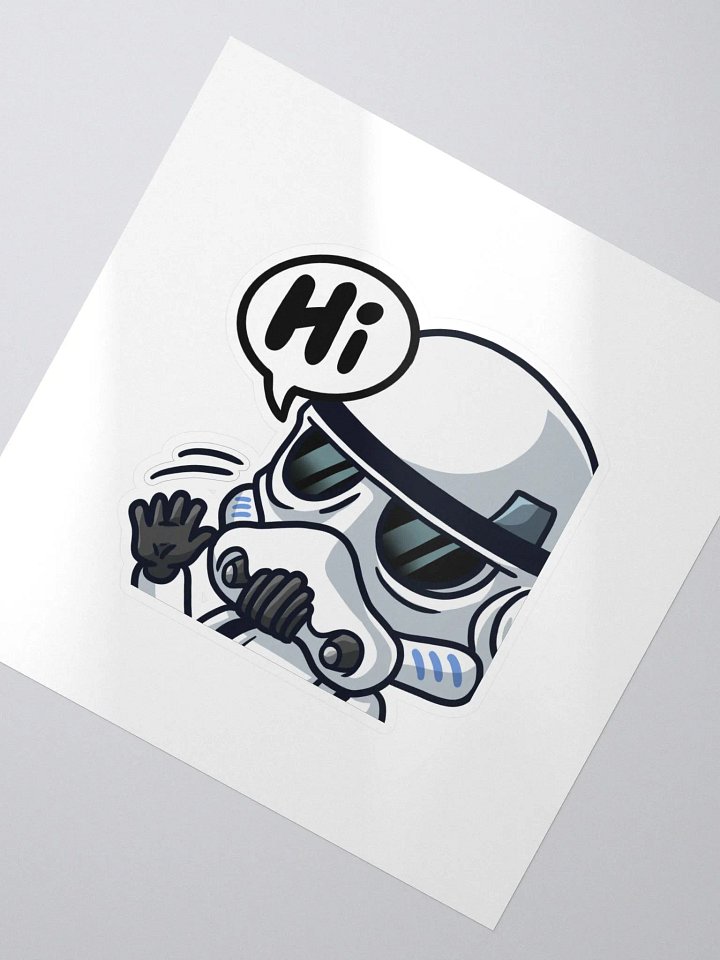Hi! Trooper Sticker product image (2)