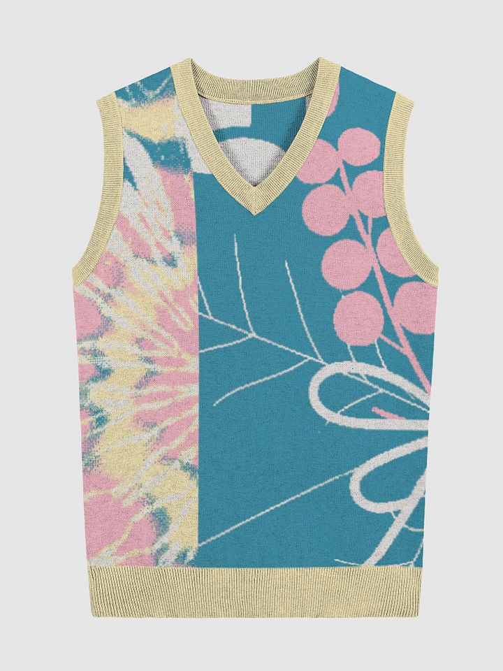 Floral Camo V-Neck Vest product image (5)
