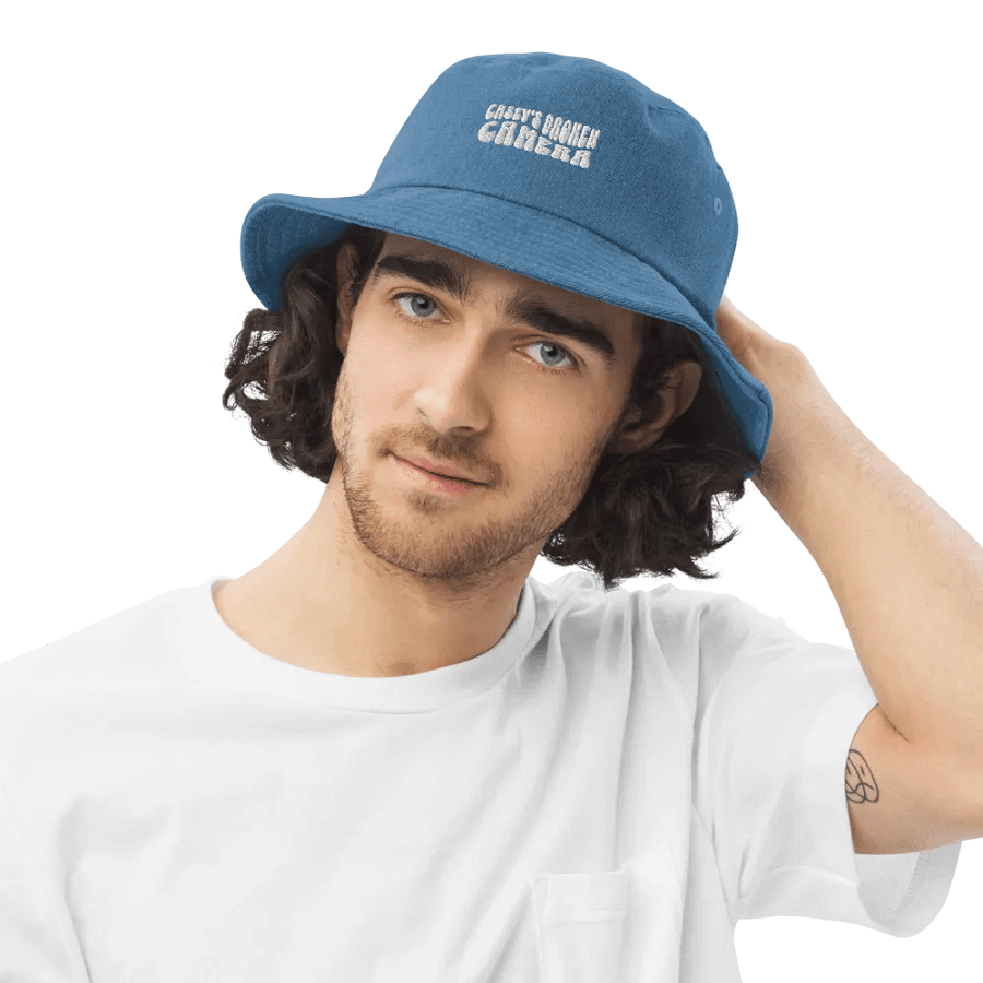 Casey's Broken Camera ( White Denim Bucket Hat) product image (45)