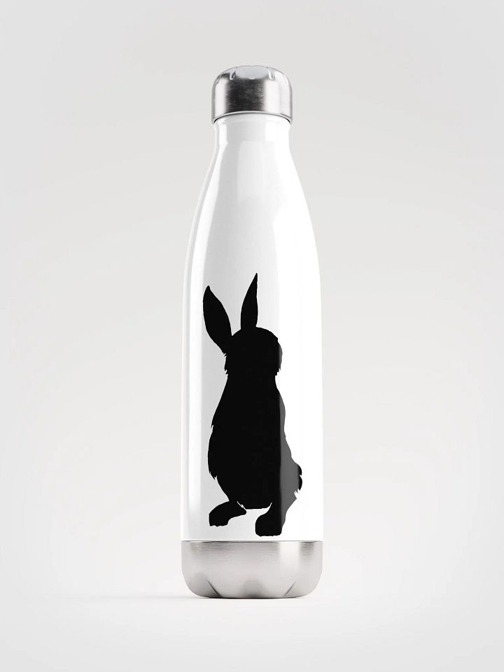 Stainless Steel Water Bottle - HARE 0002 - BLACK product image (1)