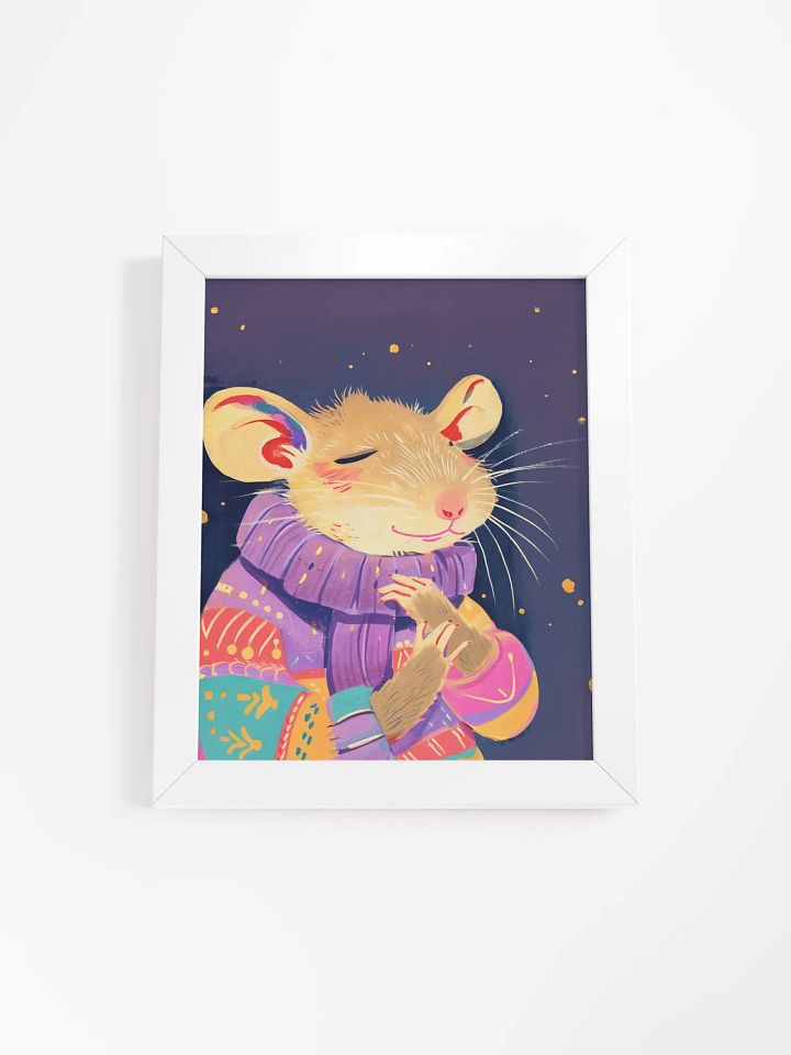 Cozy Winter Night Framed Matte Poster product image (1)