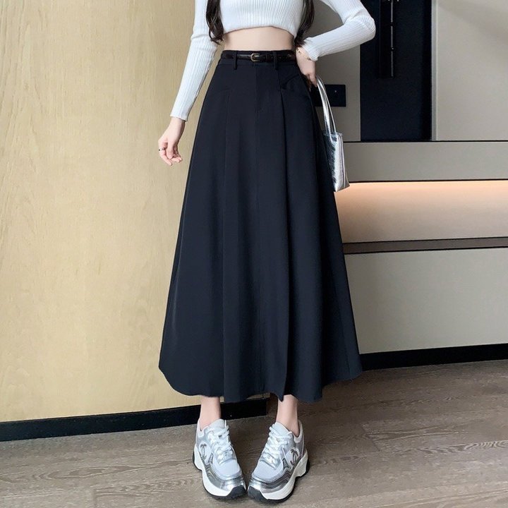 CHÂN VÁY XOÈ DÁNG DÀI PHONG CÁCH HÀN QUỐC BASIC M70 ( KHÔNG KÈM ĐAI ) - EVA SHOES product image (5)
