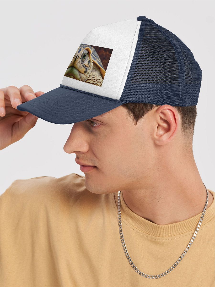 Timeless Wisdom: Tortoise Trucker Hat for Strength & Patience product image (23)