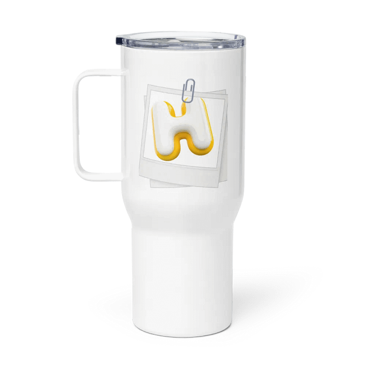 Glossy H Photo Frame Travel Mug product image (1)