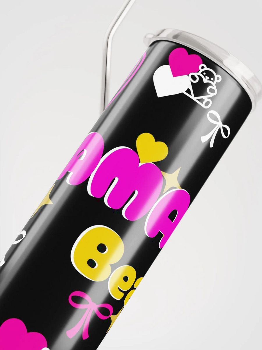 Mama's Bear Stainless Steel Tumbler with reusable Straw, leak proof cup lid, Tumbler Mug Drinkware Flask product image (4)