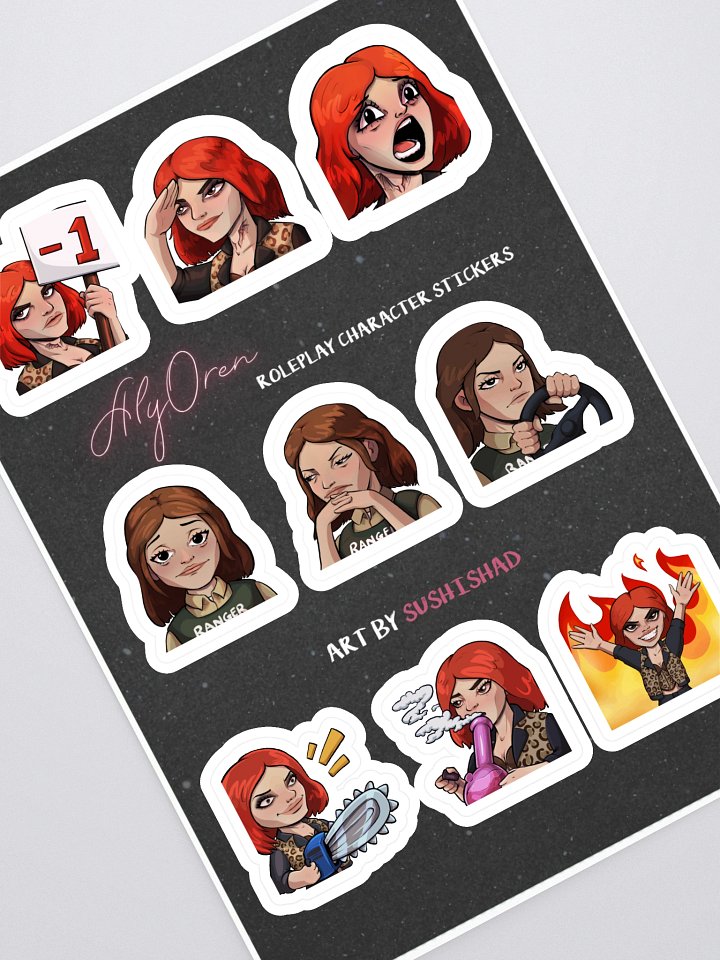 RP Character Sticker Sheet product image (1)
