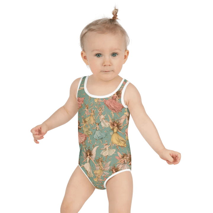Enchanting Fairies All-Over Print Kids Swimsuit product image (2)