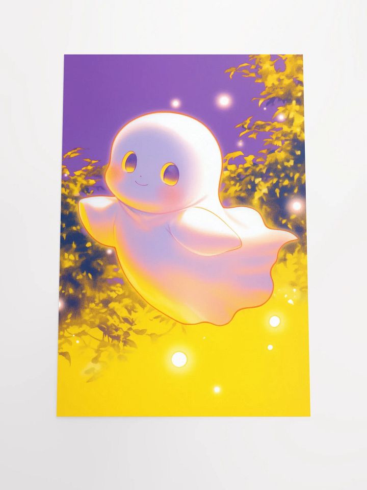 Whimsical Ghost Glow Poster product image (1)