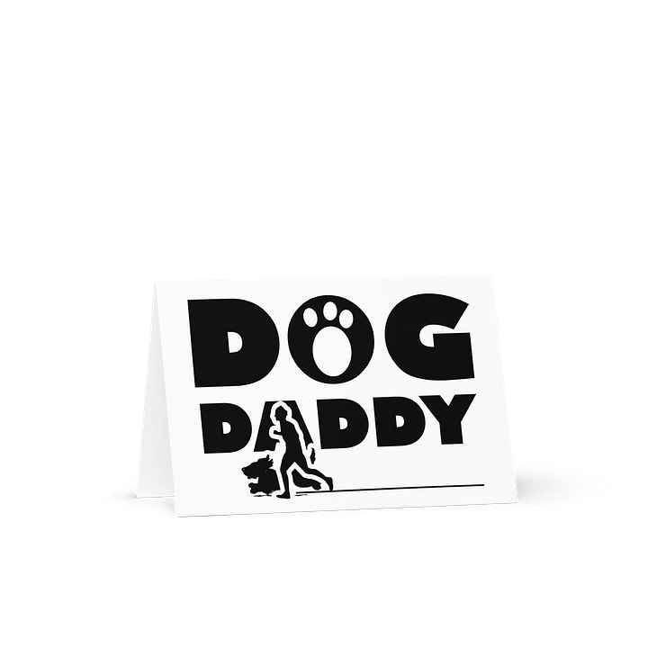 Dog Daddy Birthday or Father's Day Card product image (2)