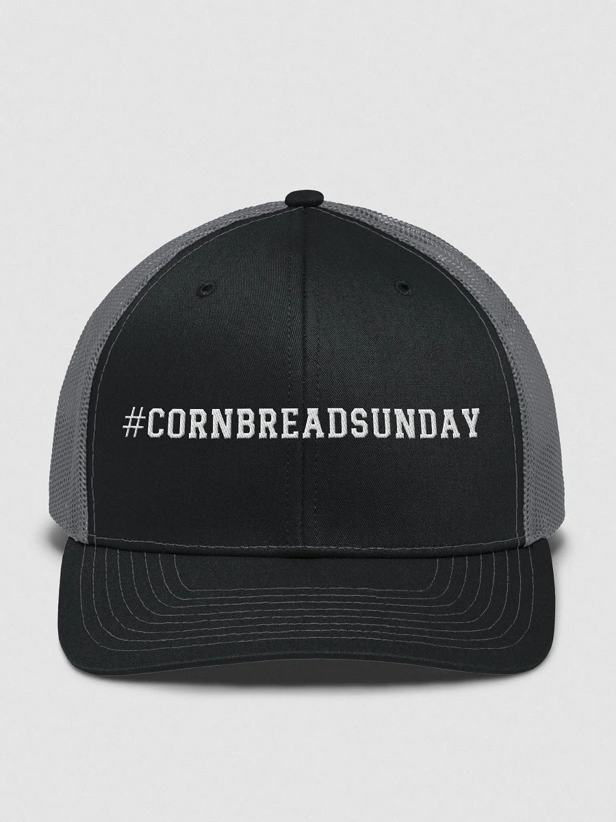 #CornbreadSunday Snapback Trucker Hat product image (1)