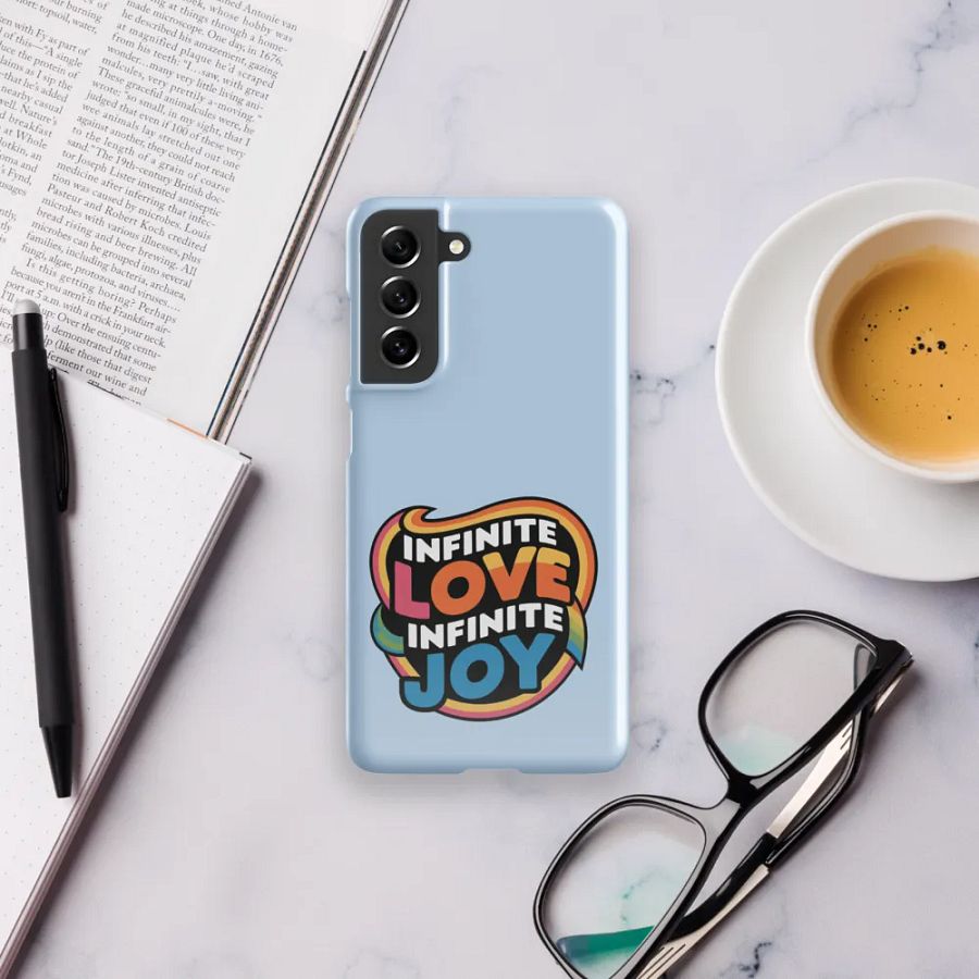 Infinite Love Infinite Joy Snap Case for Samsung (Blue) product image (11)