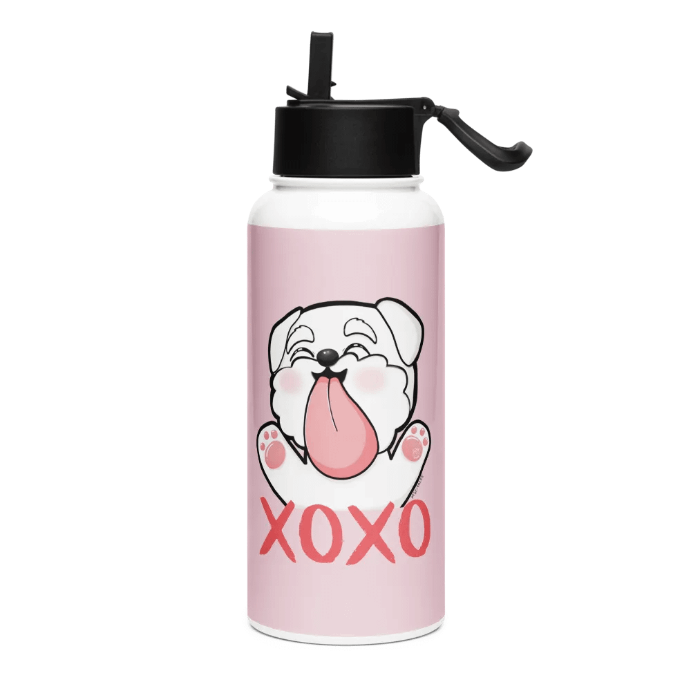Bailey Kiss Water Bottle Pink product image (3)