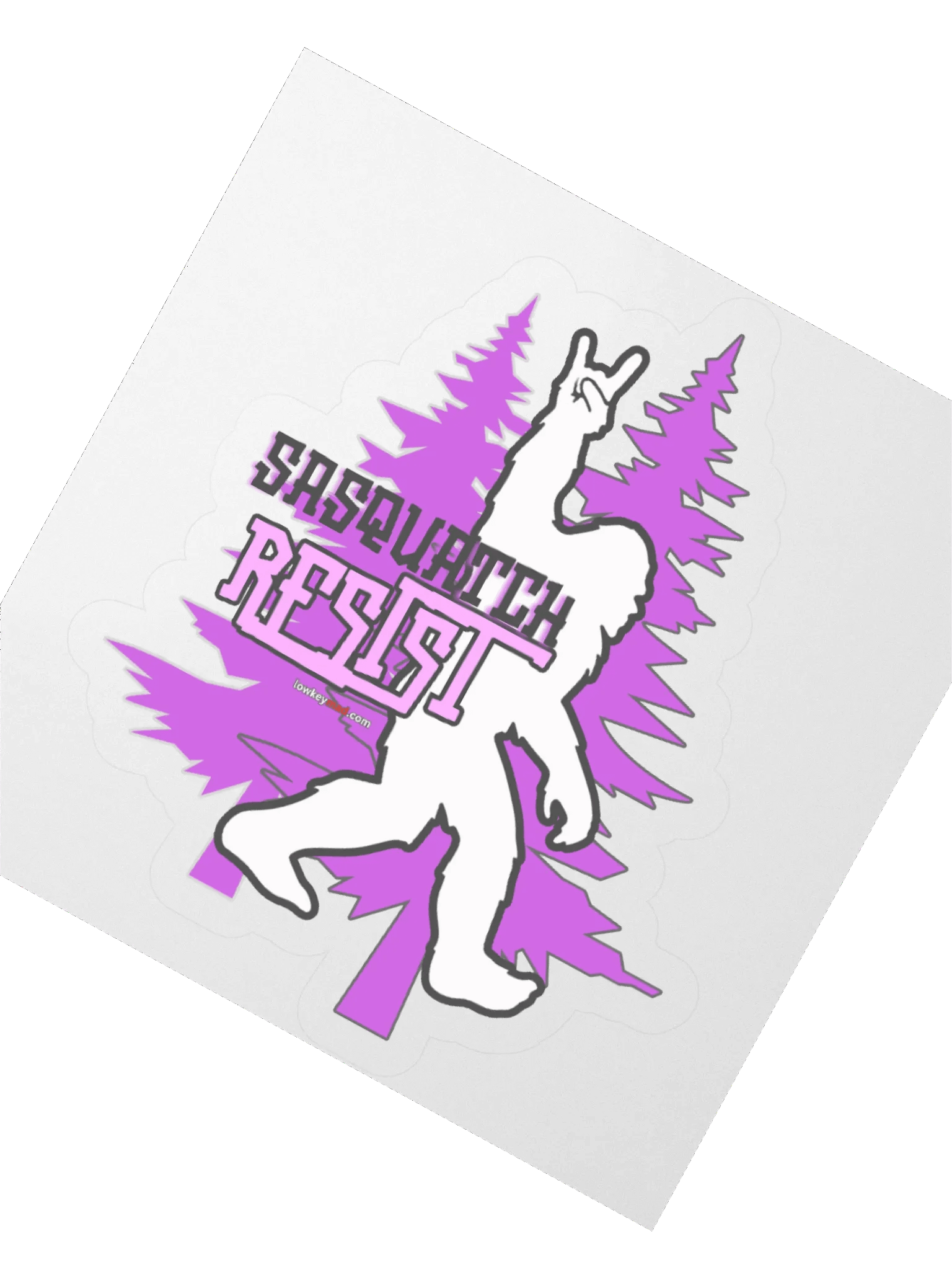 Sasquatch Says RESIST Sticker product image (3)