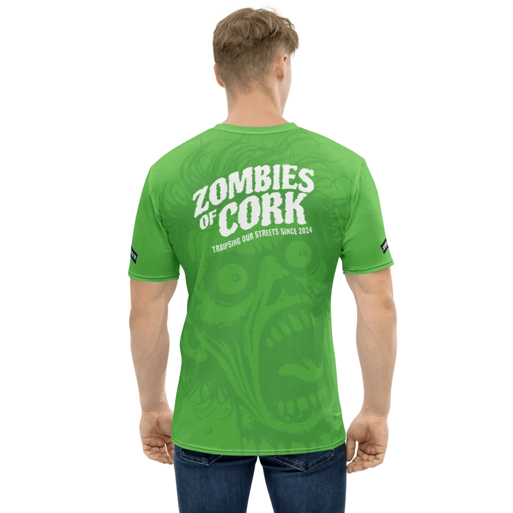 Zombie Floating Head Allover Print T-Shirt (Zombie Green Version) product image (3)