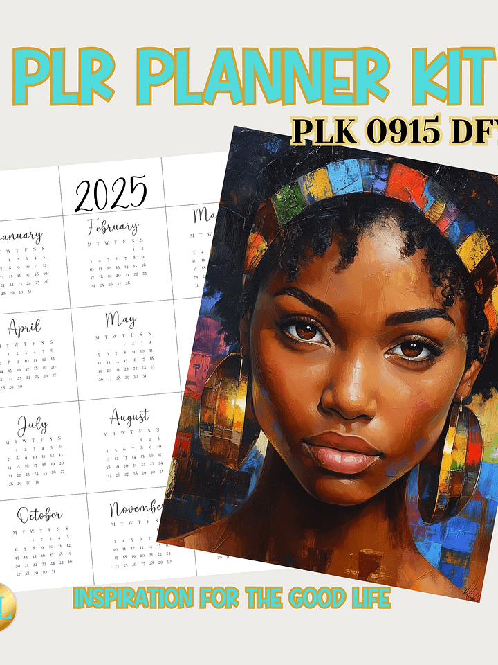 2025 PLR Planner & Journal Kit - PLK-0915 DFY product image (1)