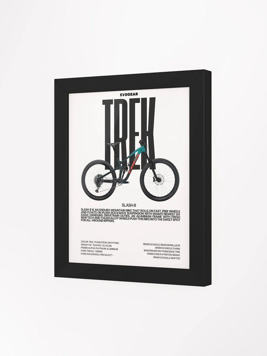 Trek Slash 8 Teal to Nautical Navy Fade Frame product image (3)