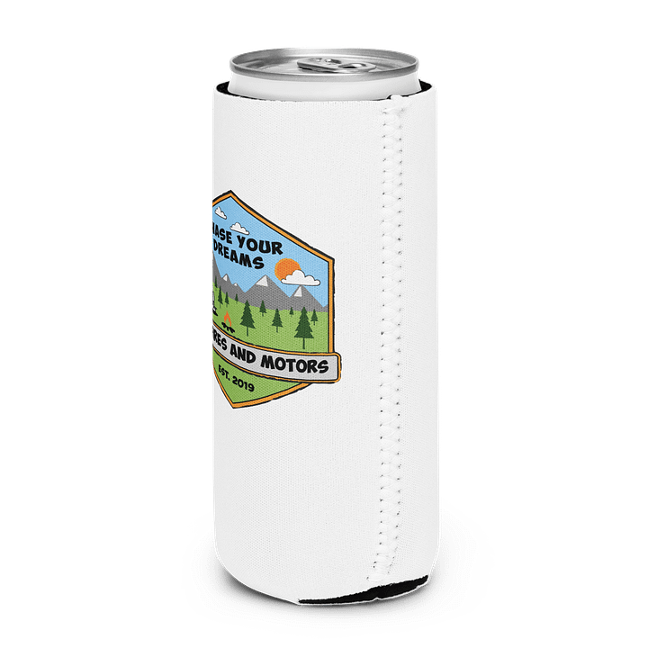 Chase Your Dream Campfires and Motors Koozie – Regular & Slim Can Holder product image (2)