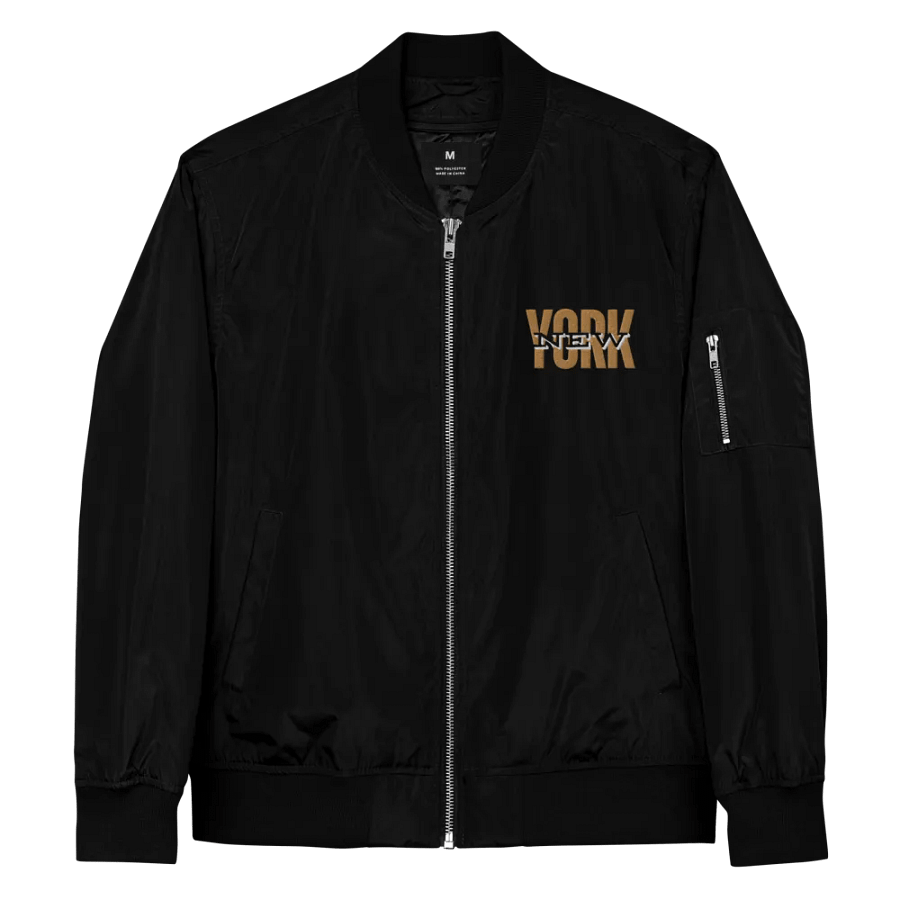 Threadfast Apparel Premium Bomber Jacket - Font Style (11) product image (4)