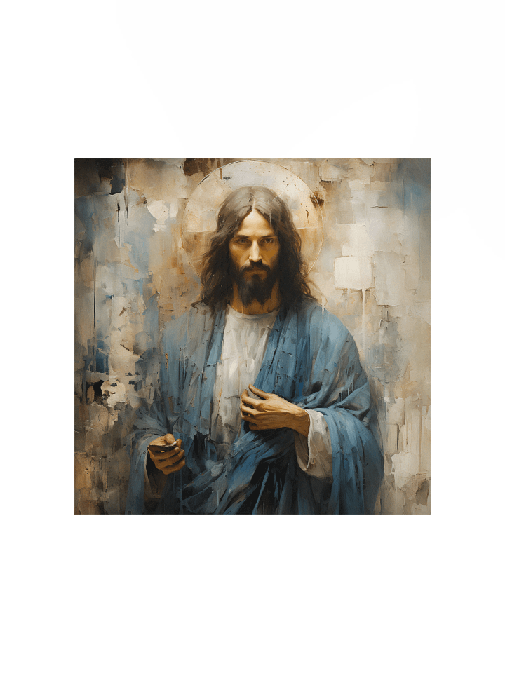 Jesus Christ Inspirational Wall Art Poster | Divine Portrait for Home & Church Decor product image (2)