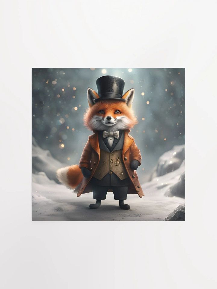 Smart Dressed Fox Poster product image (2)
