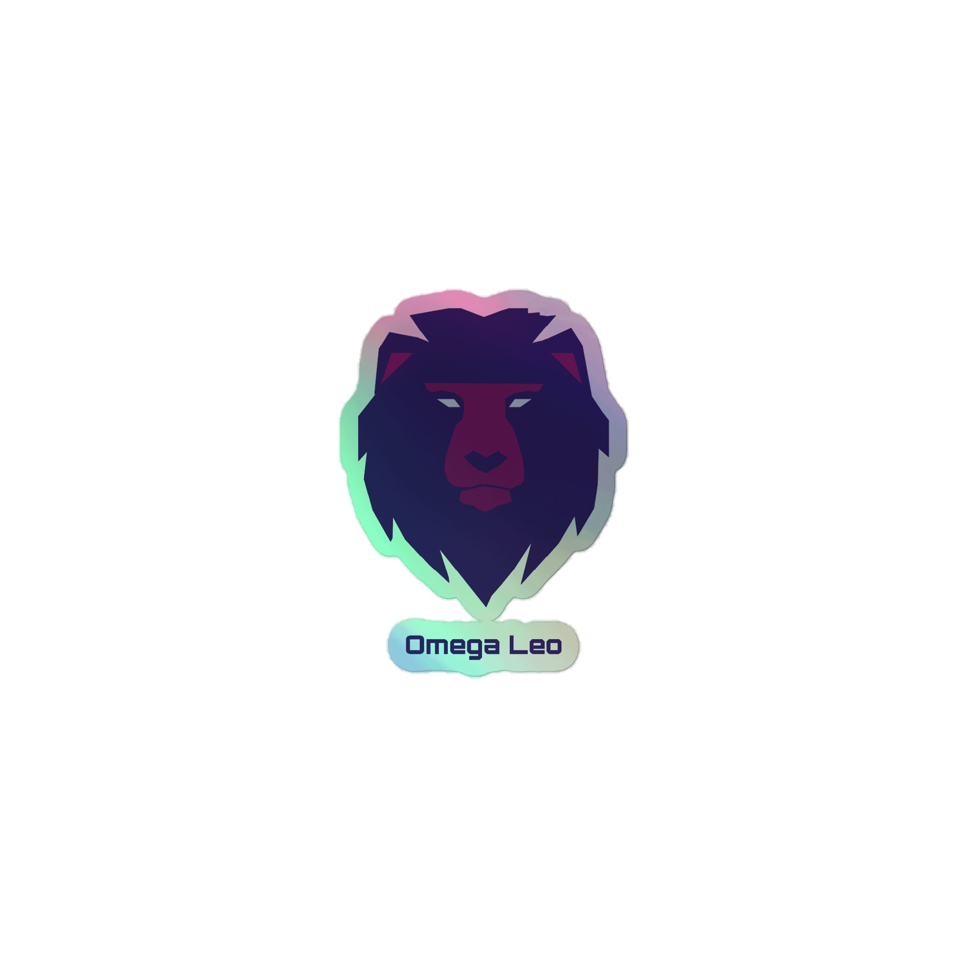 Holographic Omega Leo Sticker product image (1)